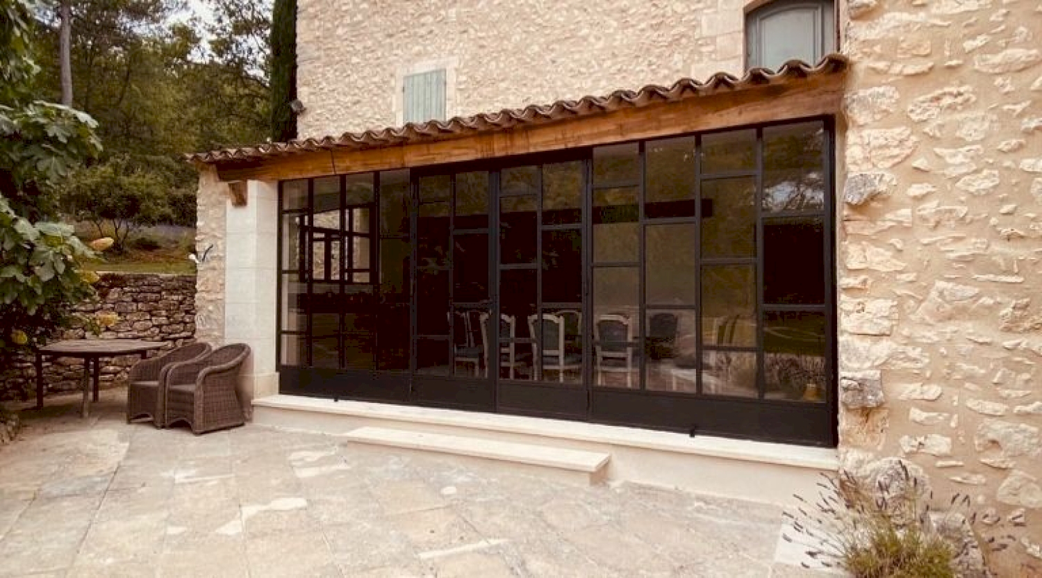 Création d'une cuisine dans un Mas du 19ème - Lubéron