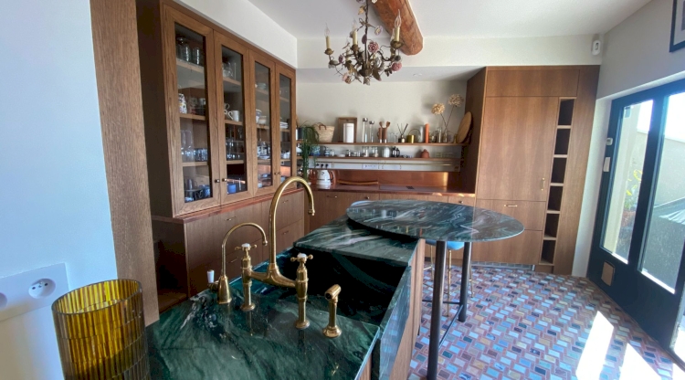 Cuisine dans hôtel particulier